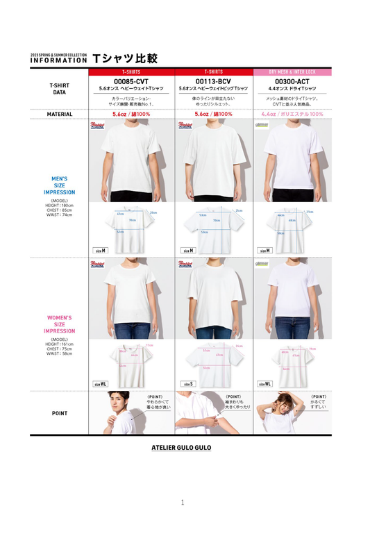 H/S Tee オリジナルプリント WHITE / 淡色