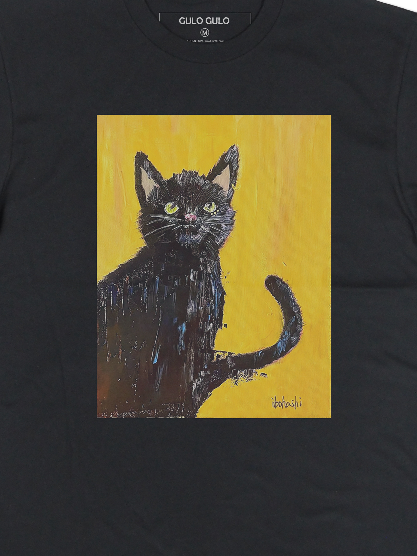 H/S Tee BLACK CAT @ibohashi