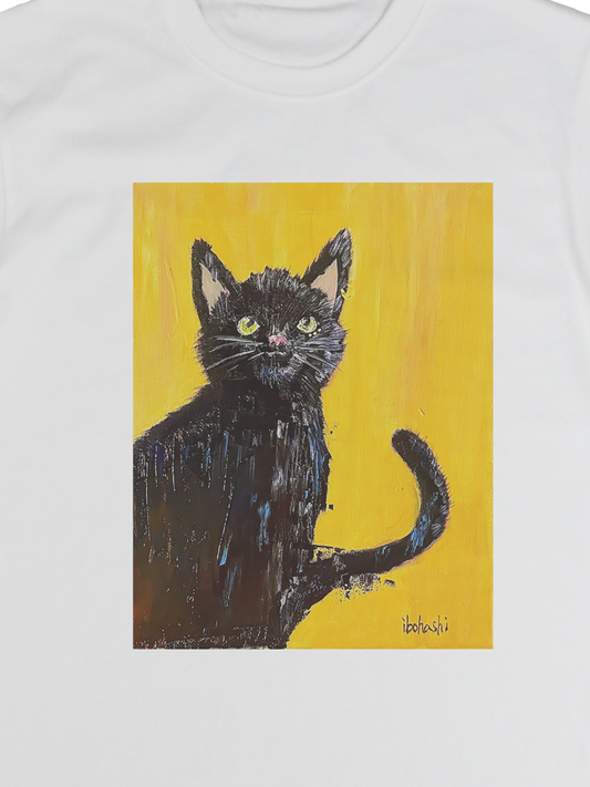 H/S Tee BLACK CAT @ibohashi