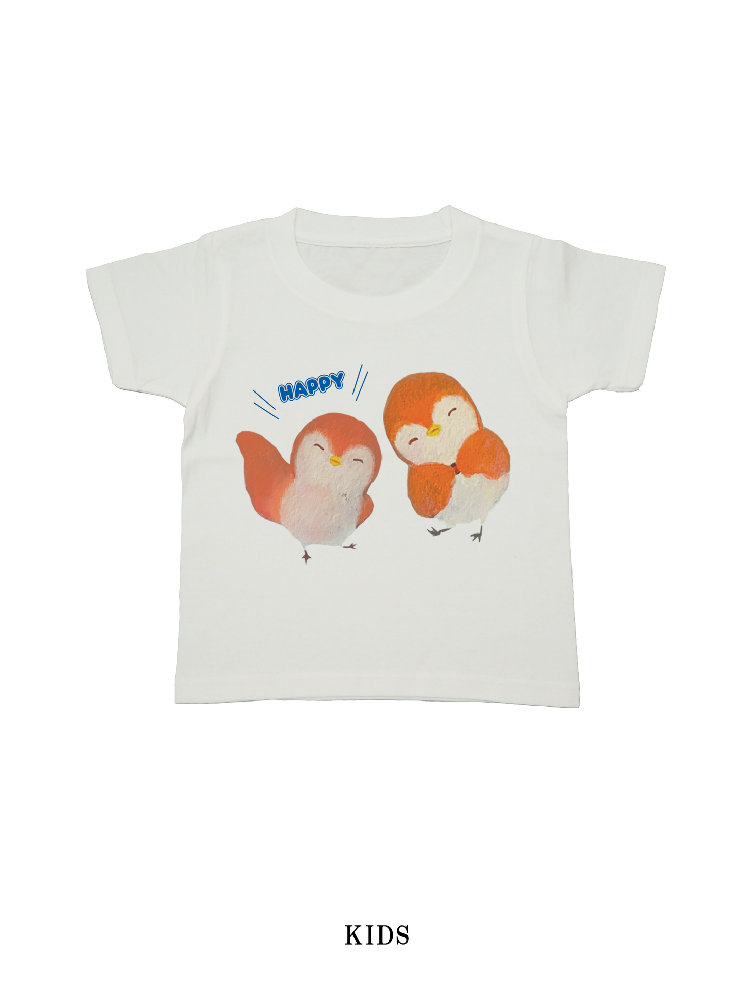 H/S Tee HAPPINESS BIRDS for KIDS @小林さき