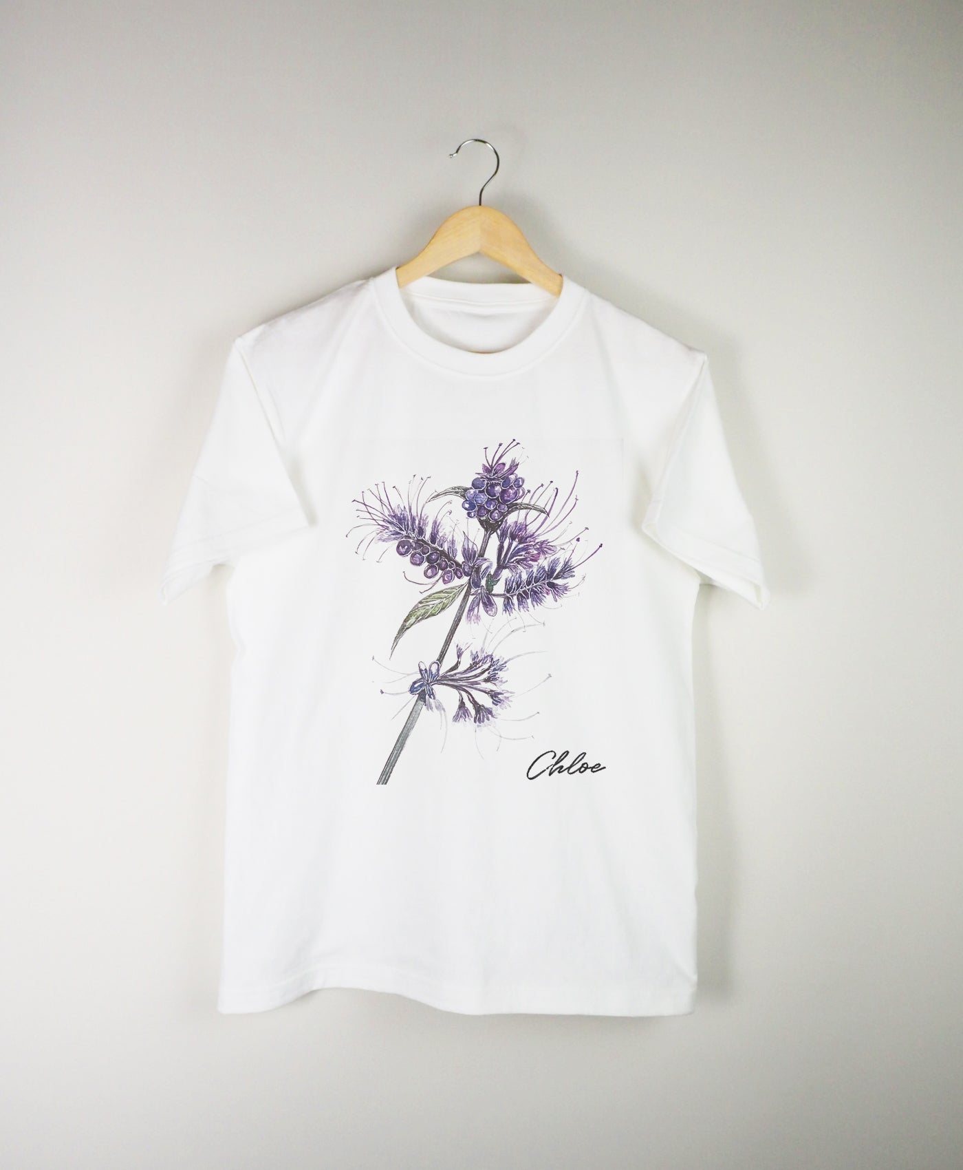 H/S Tee FLOWER @Chloe Chen
