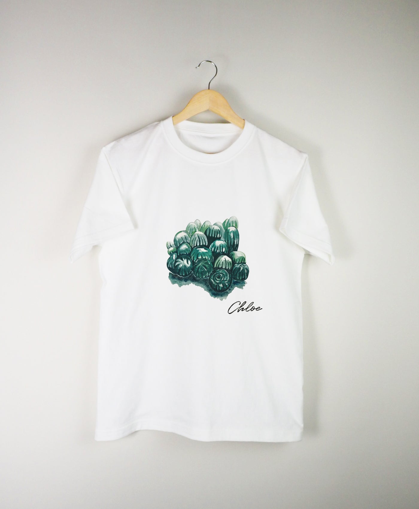 H/S Tee GREEN SUCCULENTS @Chloe Chen