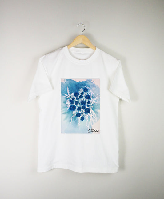 H/S Tee WATER COLOR FLOWERS @Chloe Chen